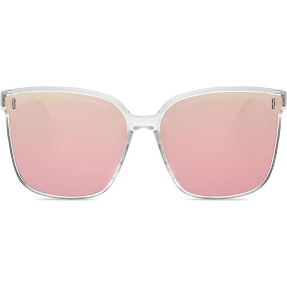 Pink Womens Summer Cute Trendy Oversized Sunglasses for Women and Men - Picture 2 of 6